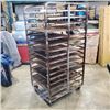Image 1 : ROLLING BAKERS RACK WITH TRAYS