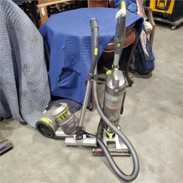 2 HOOVER VACUUMS
