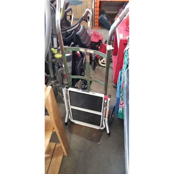 DOLLY AND 2 STEP LADDER