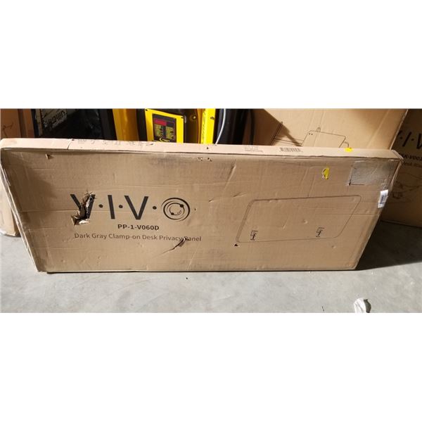 VIVO LARGE DARK GRAY DESK PRIVACY PANEL