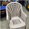 Image 2 : 6 GRACIOUS LIVING BEIGE PATIO CHAIRS, STACKING