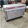 Image 1 : ROLLING ALUMINUIM WORKBENCH, STORAGE CHEST WITH TRAYS AND ORGANIZERS, FLIP TOP LID, 55 WIDE, 24 DEEP