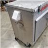 Image 2 : ROLLING ALUMINUIM WORKBENCH, STORAGE CHEST WITH TRAYS AND ORGANIZERS, FLIP TOP LID, 55 WIDE, 24 DEEP