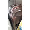 Image 1 : 6 METAL FOLDING CHAIRS