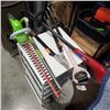 Image 1 : GARDENING TOOLS, WEED TRIMMER AND GREENWORKS ELECTRIC HEDGE TRIMMMER