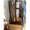 Image 1 : LIVE EDGE SHELF, VINTAGE WOOD BOX