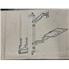 Image 3 : SIT TO STAND SINGLE MONITOR WALL MOUNT WORKSTATION