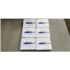 Image 1 : 6 NEW PRIVACY LOCKING DOOR HANDLES US26D SATIN FINISH, 3 RIGHT HAND AND 3 LEFT HAND OPEN