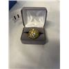 Image 1 : LARGE GOLD TONE MENS RING