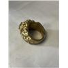 Image 2 : LARGE GOLD TONE MENS RING