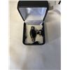 Image 1 : ANTIQUE MARCASITE STONE PENDANT AND EARINGS