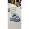Image 4 : PAIR OF STONE FOO DOG STATUES