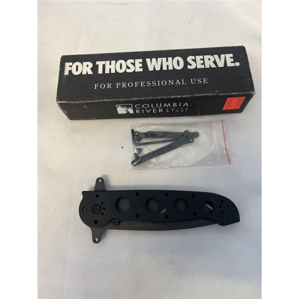 COLUMBIA RIVER KNIFE AND TOOL, FOLDING CRKT, M16-14SFA CARSON DESIGN AND ORIGINAL BOX