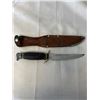 Image 2 : BONE HANDLED TRULINE KNIFE, STAINLESS SOLINGEN WITH SHEATH