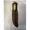Image 1 : WESTERN KNIFE, BOULDER COLORADO WITH LEATHER SHEATH