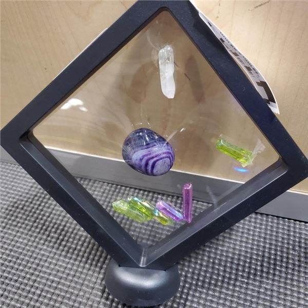 AGATE STONE COLLECTION IN DISPLAY
