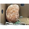 Image 4 : HIMILAYIN SALT LAMP, BRASS CENTERPIECE AND MORE