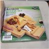 Image 2 : NEW BAMBOO TEA BOX, CHEESE BOARD SET AND CUTLERY TRAY