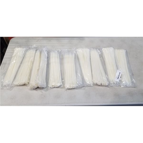 10 PACKS OF 10" ZIP TIES