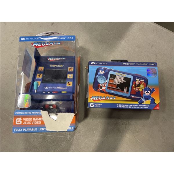 MEGA-MAN POCKET PLAYER PRO AND MEGA-MAN MICRO PLAYER PRO ARCADE GAME