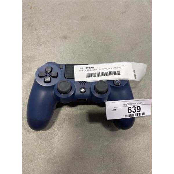 PS4 DUALSHOCK CONTROLLER - TESTED WORKING, RETAIL $74
