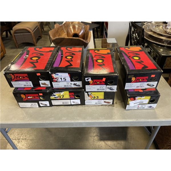 8 NEW PAIRS OF PAIRS OF SHOES, ASSORTED SIZE