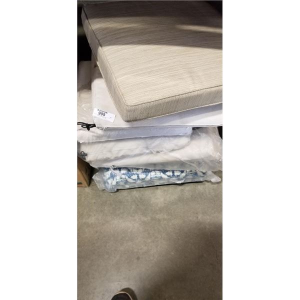 VARIOUS PATIO CHAIR CUSHIONS