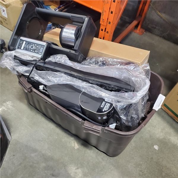 TOTE OF DEFECTIVE STORE RETURN ITEMS