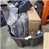 Image 2 : TOTE OF DEFECTIVE STORE RETURN ITEMS