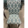 Image 3 : GLASS INSET DINING TABLE, MADE IN ITALY WITH 2 MATCHING DINING CHAIRS