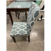 Image 4 : GLASS INSET DINING TABLE, MADE IN ITALY WITH 2 MATCHING DINING CHAIRS