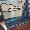 Image 3 : STAINED GLASS INUKSHUK, 14.5 X 14.5