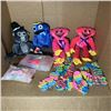 Image 1 : NEW MONKEY TAG PLUSH, 2 POPPY PLAYTIME KISSY MISSY PLUSH, NEW ROBLOX PLUSH, 30PC OF SILICONE CHICKEN