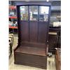 Image 1 : MODERN STORAGE ENTRANCE COAT RACK BENCH