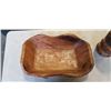 Image 3 : DECORATIVE WOOD VASE AND BOWL