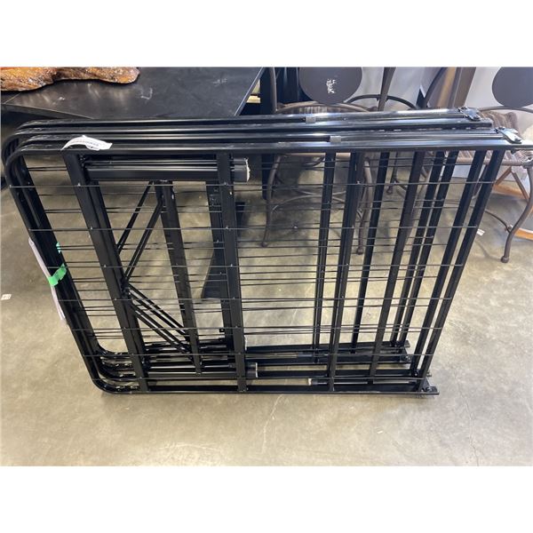 2 FOLDING SINGLE SIZE PLATFORM BED FRAMES