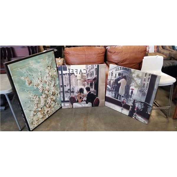 3 ESTATE CANVAS WALL HANGINGS