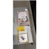 Image 3 : 2 NEW CASTER OIL PACKS, 3 PACKS MOSQUITO REPELLER PATCHES 180 PC PER PACK AND 300 CLEAR WHITEBOARD P