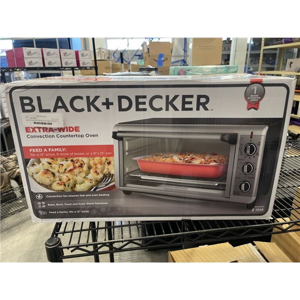 BLACK & DECKER CONVECTION TOASTER OVEN - TESTED WORKING, RETAIL $199