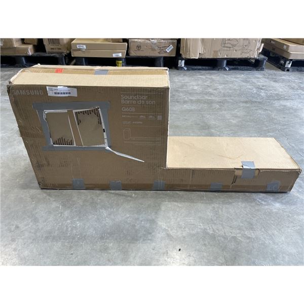 SAMSUNG SOUNDBAR AND SUB Q60B, ONLINE STORE RETURN
