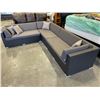 Image 1 : ISLAND PATIO ALUMINUM 3PC SECTIONAL SOFA