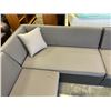 Image 3 : ISLAND PATIO ALUMINUM 3PC SECTIONAL SOFA