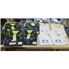 Image 1 : 5 NEW LADIES SIZE 8 WHITE GOLF SHIRTS AND 5 NEW BLACK AND RED GOLF SHIRTS SIZE 8