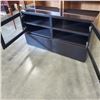 Image 3 : BLACK MODERN GLASS DOOR CABINET