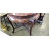 Image 3 : VINTAGE ROSEWOOD TABLE BASE WITH REFINISHED TOP