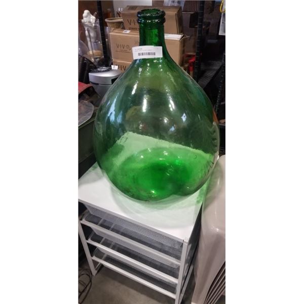 LARGE GREEN GLASS CARBOY