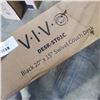 Image 2 : VIVO BLACK 20X15 INCH SWIVEL COUCH DESK