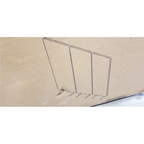 VIVO LARGE GREY FREESTANDING ROOM DIVIDER