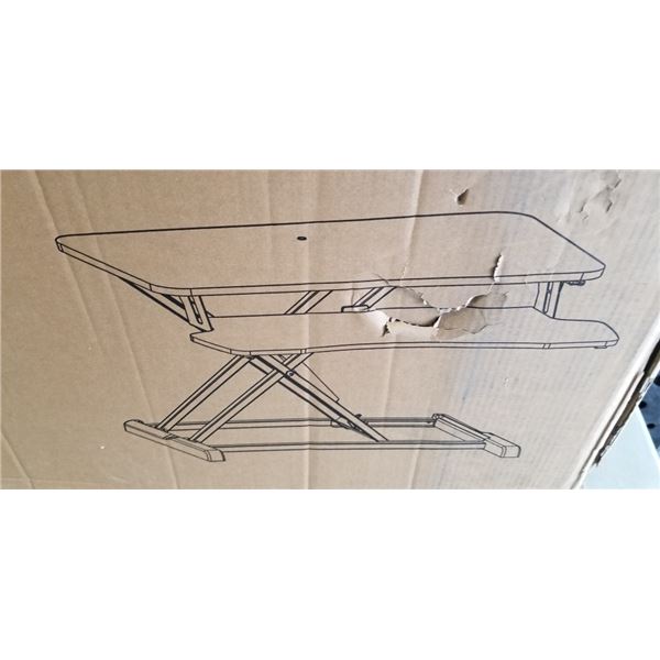 VIVO LIGHT WOOD / WHITE DESK RISER
