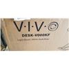 Image 2 : VIVO LIGHT WOOD / WHITE DESK RISER